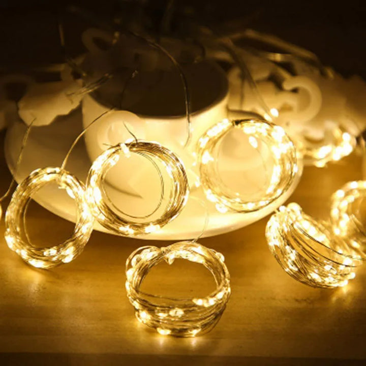 3M LED Curtain String Christmas Fairy Lights - XmasTree Online