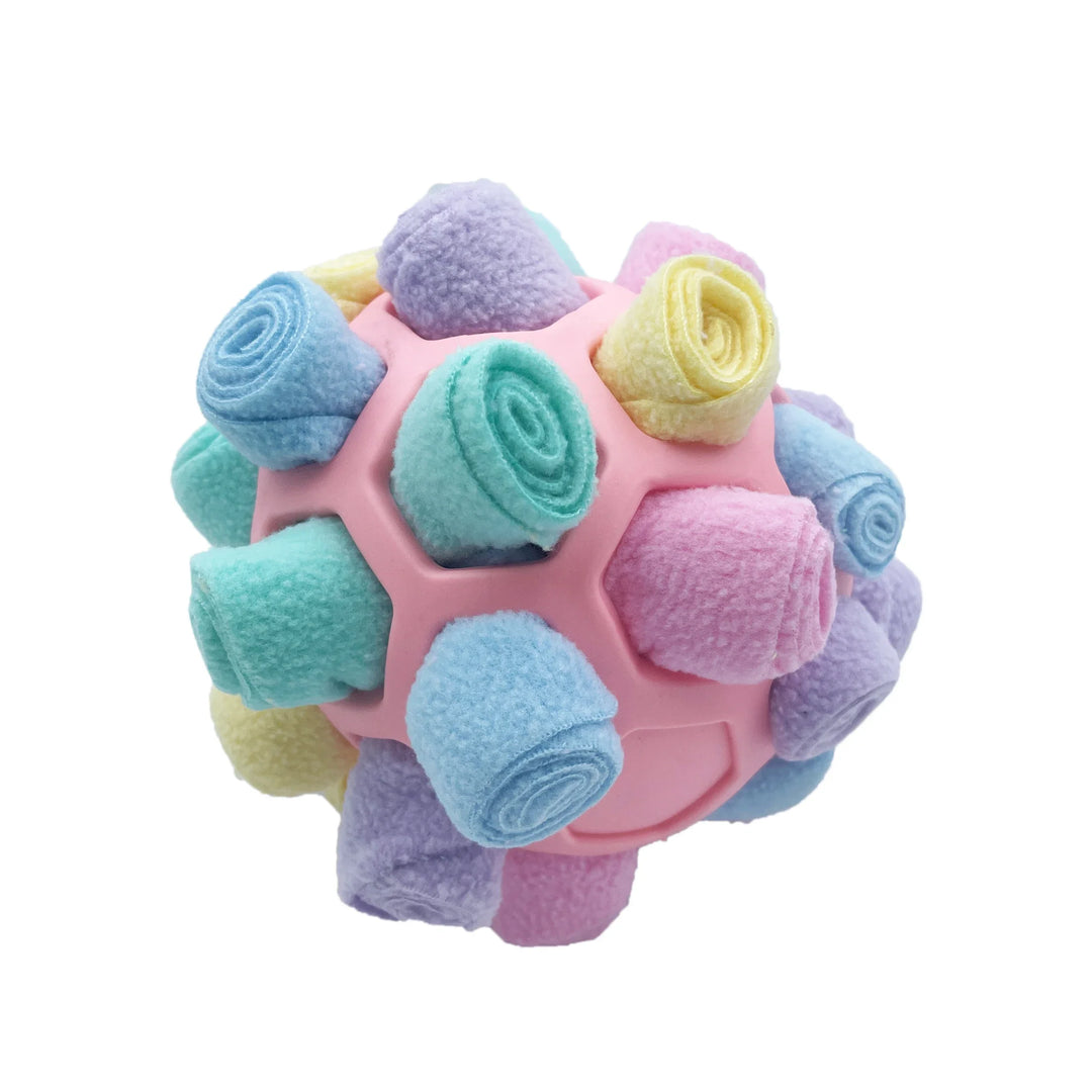 Christmas Dog Sniffing Ball – Interactive Rubber Puzzle Toy for Pets
