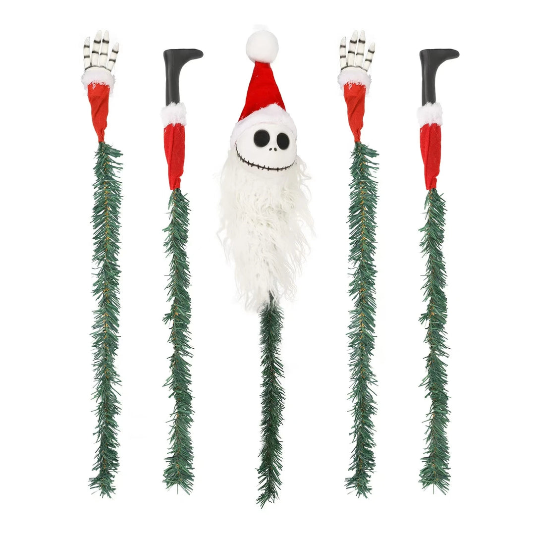 Grinch & Elf Christmas Tree Topper – Head, Arms & Legs Decoration for Xmas Tree & Party