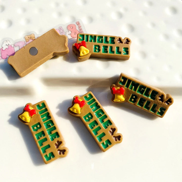 10pcs Christmas Snowman Fridge Magnets – Cute Resin Christmas Holiday Kitchen Decor