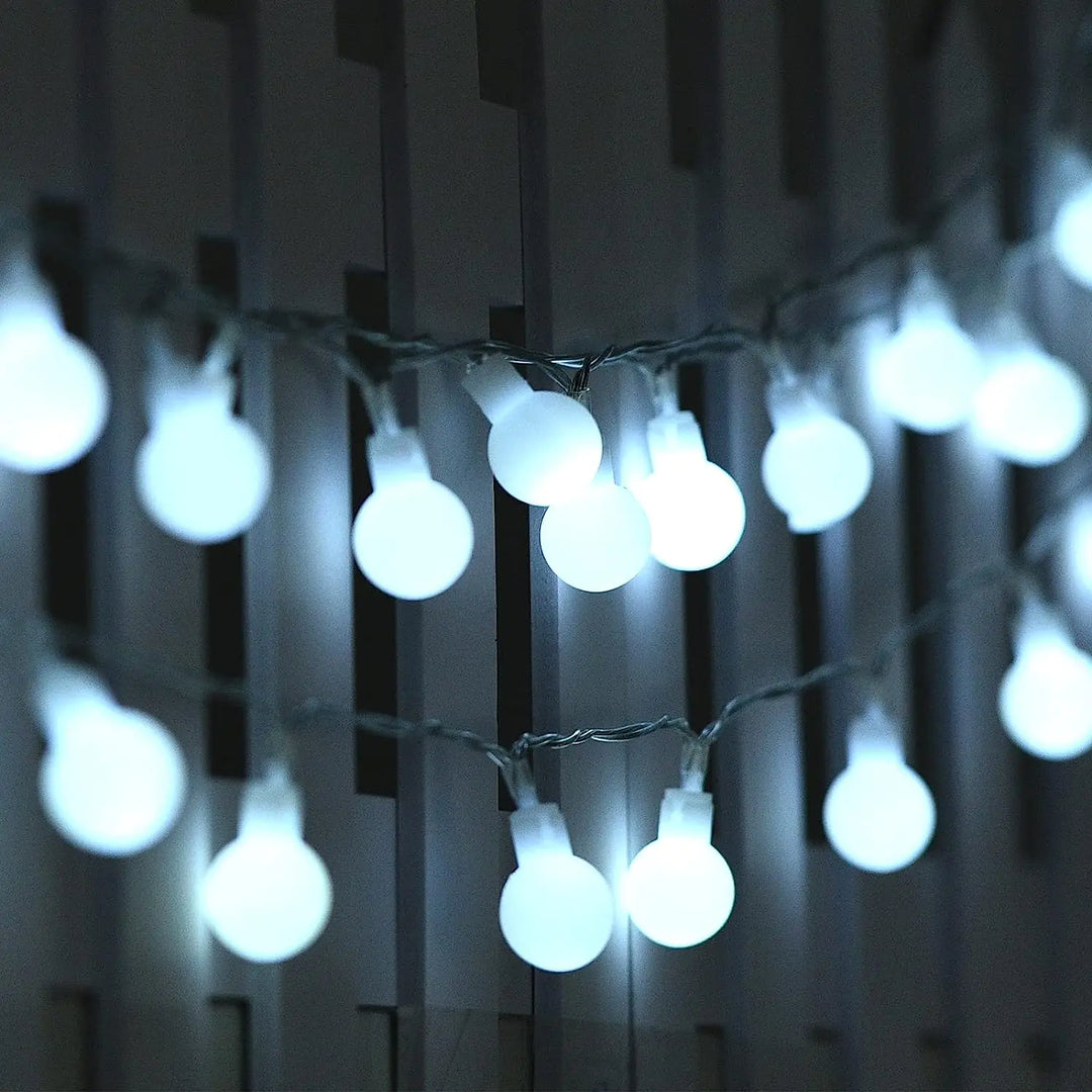 10M Globe Fairy Lights – USB/Battery String Lights for Christmas, Garden & Indoor Decor