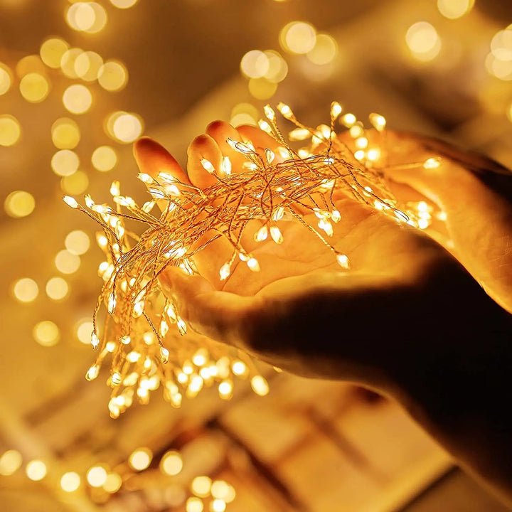 3/6/9M USB Power LED Firecracker Christmas Fairy String Lights with Remote Control