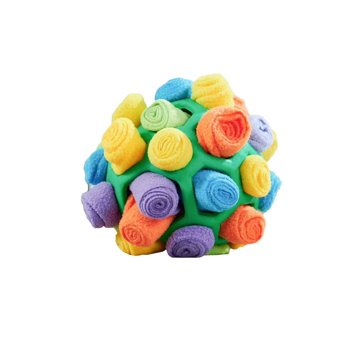 Christmas Dog Sniffing Ball – Interactive Rubber Puzzle Toy for Pets