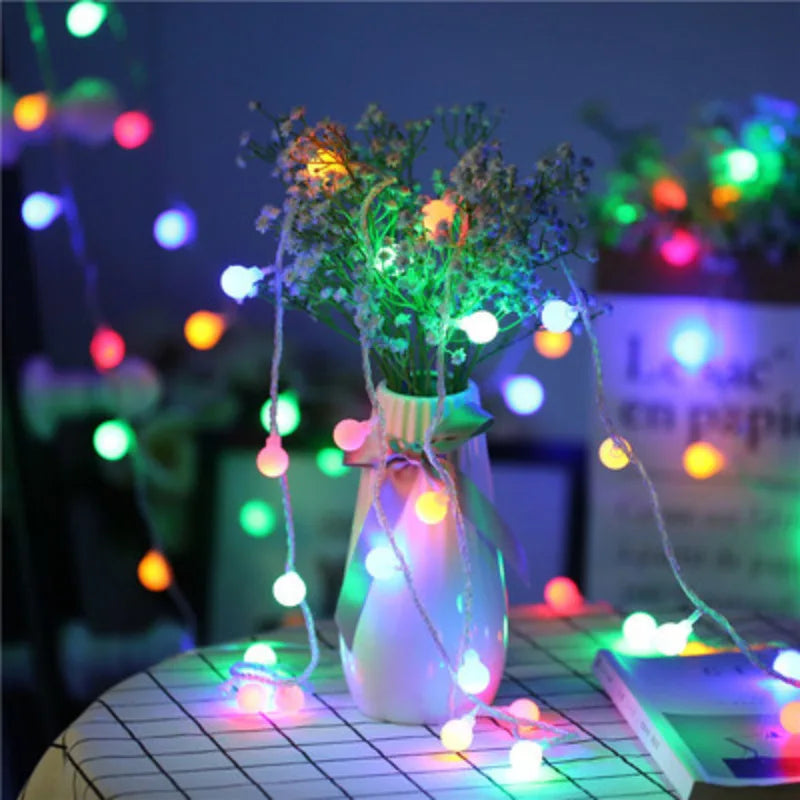 10M Globe Fairy Lights – USB/Battery String Lights for Christmas, Garden & Indoor Decor