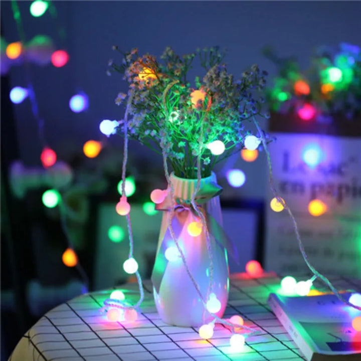 10M Globe Fairy Lights – USB/Battery String Lights for Christmas, Garden & Indoor Decor