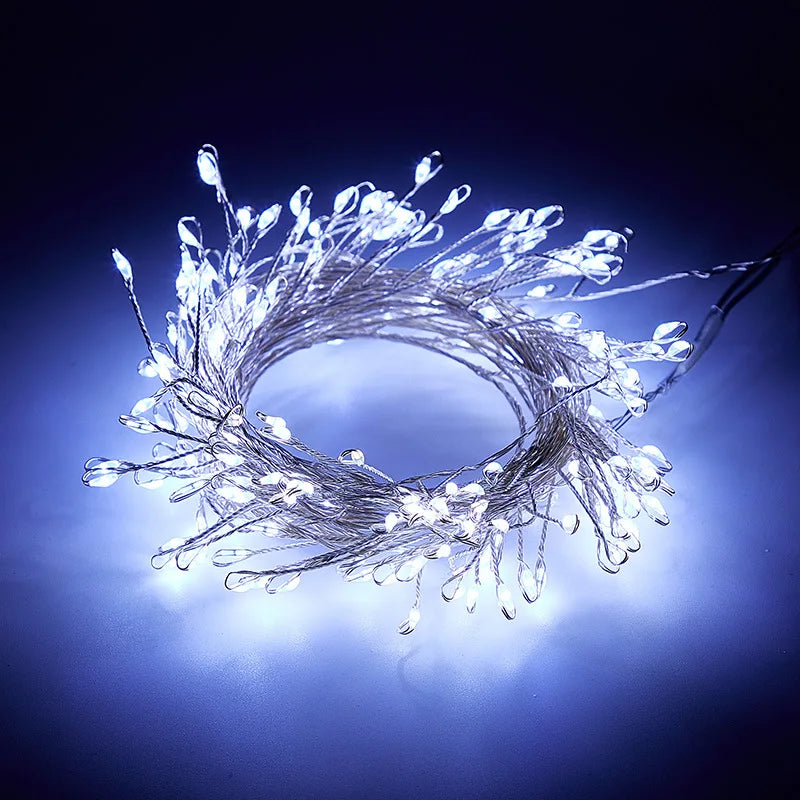 3/6/9M USB Power LED Firecracker Christmas Fairy String Lights with Remote Control